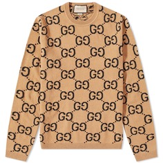 Джемпер Gucci Jumbo GG Crew Neck Knit