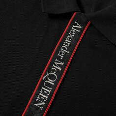 Футболка Alexander McQueen Taped Logo Polo