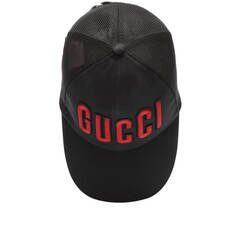 Сетчатая задняя крышка с логотипом Gucci