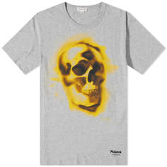 Футболка Alexander McQueen Skull Stencil Print Tee