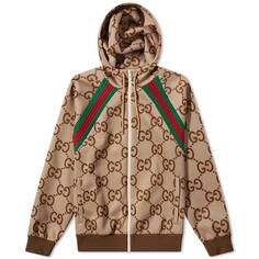 Легкая куртка с капюшоном GG Gucci