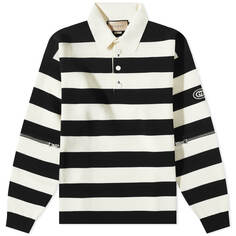 Футболка Gucci Catwalk Look 50 Striped Knitted Polo