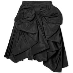 Юбка Alexander McQueen Bow Draped Midi Skirt