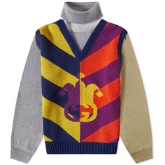Джемпер Gucci Catwalk Look 89 Logo Jacquard Knitted Vest