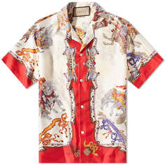 Рубашка Gucci Patterned Vacation Shirt