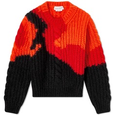 Джемпер Alexander McQueen Mohair Neon Knit