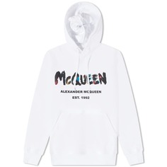 Толстовка Alexander McQueen Grafitti Logo Popover Hoody