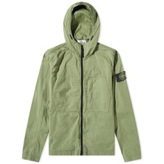 Supima Куртка с капюшоном из хлопкового твила стрейч Stone Island