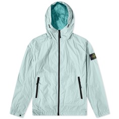 Куртка с капюшоном из мятого репса Stone Island