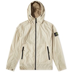 Куртка с капюшоном из мятого репса Stone Island