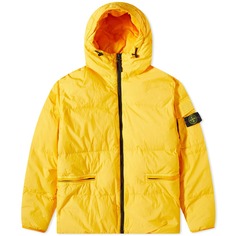 Пуховик из мятого репса Stone Island