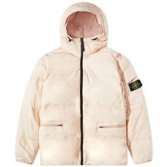 Пуховик из мятого репса Stone Island