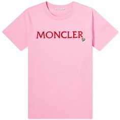 Футболка Moncler T-Shirt With Large Logo