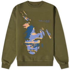 Толстовка Maharishi Art of War-hol Crew Sweat