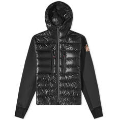 Вязаная куртка с капюшоном спереди Moncler Grenoble