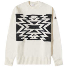 Джемпер Moncler Geometric Pattern Crew Knit