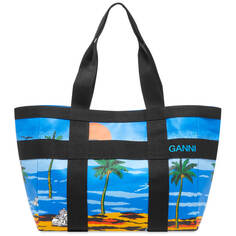 Сумка GANNI Palm Beach Logo Bag