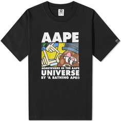 Футболка AAPE By A Bathing Ape x Eric Inkala Box Tee