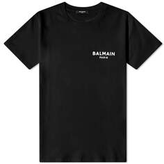 Футболка Balmain Flock Logo Tee