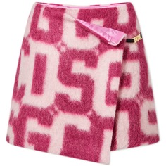 Юбка GCDS Monogram Fur Twist Skirt