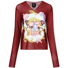 Топ Brain Dead Gaspar Butterflies Mesh Top