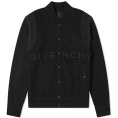 Трикотажный бомбер с логотипом Givenchy