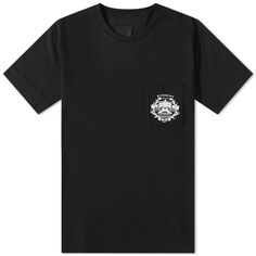 Футболка Givenchy Crest Logo Pocket Tee