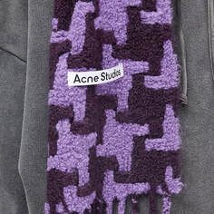 Шарф Acne Studios Vadik Houndstooth Scarf