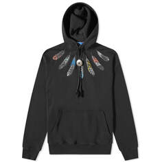 Толстовка Marcelo Burlon Collar Feathers Popover Hoody