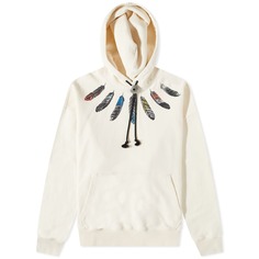 Толстовка Marcelo Burlon Collar Feathers Popover Hoody