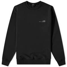 Толстовка A.P.C. Item Logo Crew Sweat