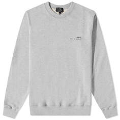 Толстовка A.P.C. Item Logo Crew Sweat