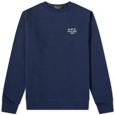 Толстовка A.P.C. Rider Small Logo Crew Sweat