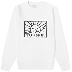 Толстовка Sunspel x David Shrigley Logo Crew Sweat