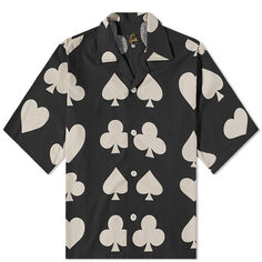 Рубашка END. x Needles &apos;Blackjack&apos; Short Sleeve Shirt