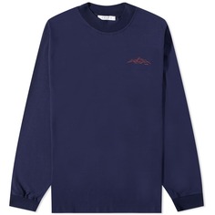 Футболка Futur Long Sleeve Glacier Mock Neck Tee