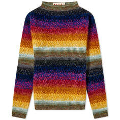 Джемпер Marni Roundneck stripe knit