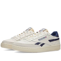 Кроссовки Reebok Club C Revenge Vintage, белый/фиолетовый