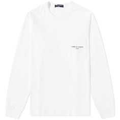 Футболка Comme des Garçons Homme Long Sleeve Logo Pocket Tee