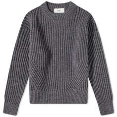 Джемпер AMI Crewneck Ribbed Sweater