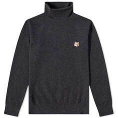 Джемпер Maison Kitsuné Fox Head Patch Turtleneck Pullover