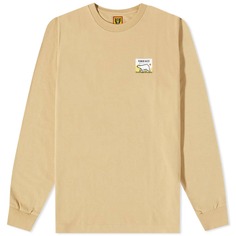 Футболка Human Made Long Sleeve Polar Bear Tee