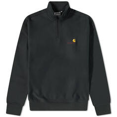 Толстовка Carhartt WIP Half Zip American Script Sweat