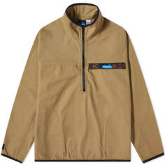 Рубашка KAVU Heritage Half Zip Throwshirt