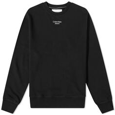 Джемпер Calvin Klein Stacked Logo Crew Sweat