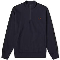 Спортивный топ с молнией до середины тесьмы Fred Perry Authentic