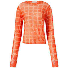 Топ JW Anderson Printed Mesh Top