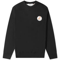 Джемпер Maison Kitsune x Olympia Le Tan Flower Fox Patch Crew Knit