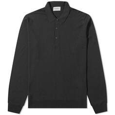 Футболка John Smedley Belper Merino Knit Long Sleeve Polo