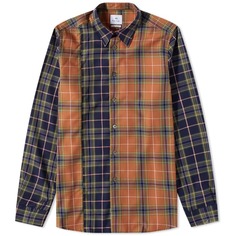 Рубашка Paul Smith Cut Up Checked Flannel Shirt
